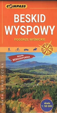 Beskid Wyspowy Pogórze Wiśnickie Mapa turystyczna 1:50 000 -  - książka