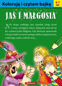 Koloruję i czytam bajkę Jaś i Małgosia -  - książka