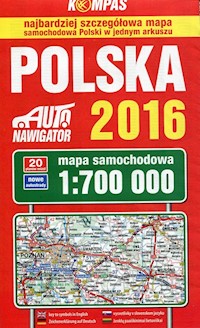 Polska 2016 Mapa samochodowa 1:700 000 -  - książka