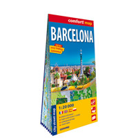 Barcelona. Laminowany plan miasta w skali 1:20 000 - Yuko Tsushima - książka
