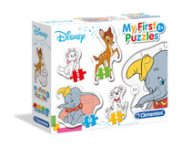 Moje pierwsze puzzle 3-6-9-12 el. Disney -  - książka