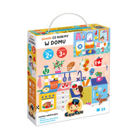 CzuCzu Puzzle Co robimy W domu 2+ 3+ -  - książka