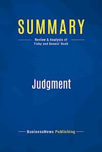 Summary: Judgment - BusinessNews Publishing - ebook