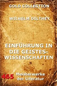 Einführung in die Geisteswissenschaften - Wilhelm Dilthey - ebook