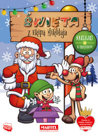 Święta z ekipą Mikołaja z naklejkami - Salamon Katarzyna - książka