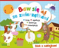 Baw się ze zwierzątkami. Blok do kolorowania - zbiorowa praca - książka