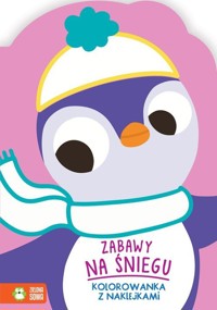 Zimowe kolorowanie. Zabawy na śniegu - zbiorowa praca - książka