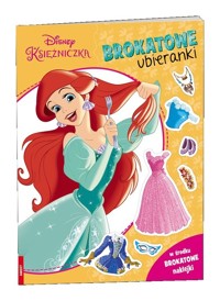 Disney Księżniczka Brokatowe ubieranki -  - książka