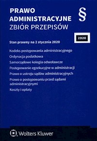 Prawo administracyjne Zbiór przepisów -  - książka