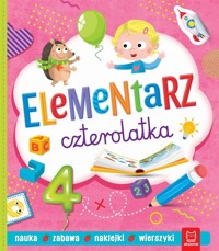 Elementarz czterolatka. Nauka. Zabawa. Naklejki - Agnieszka Bator - książka