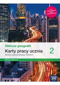 Oblicza geografii 2 Karty pracy Zakres podstawowy - Maciążek Katarzyna - książka