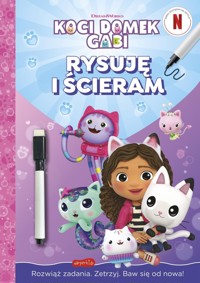 Koci Domek Gabi. Rysuję i ścieram - DreamWorks - książka
