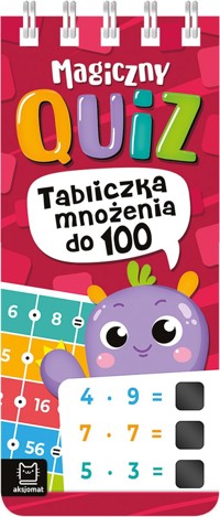 Magiczny quiz. Tabliczka mnożenia do 100. Na spirali - zbiorowa praca - książka