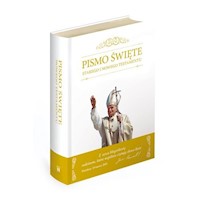 Biblia domowa w obwolucie z JPII - Kazimierz Romaniuk - książka