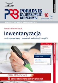 Inwentaryzacja - najczęstsze błędy i sposoby ich eliminacji Część 1 - Izabela Motowilczuk - książka
