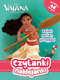 Czytanki naklejanki. Dzień pełen przygód. Disney Vaiana. Skarb Oceanu -  - książka