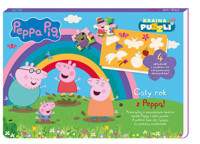 Peppa Pig Kraina puzzli Cały rok z Peppą -  - książka