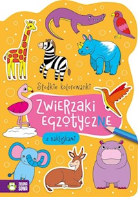 Słodkie kolorowanki Zwierzaki egzotyczne -  - książka