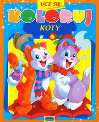 Ucz się koloruj Koty -  - książka