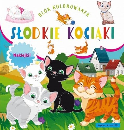 Blok kolorowanek. Słodkie kociaki - zbiorowa praca - książka