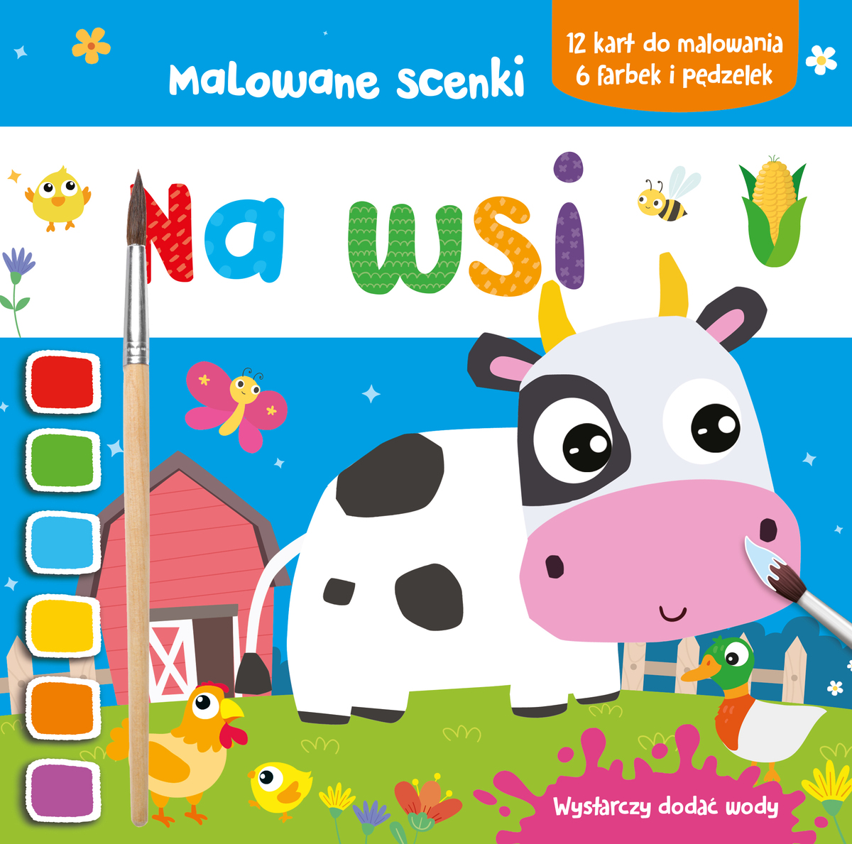 Malowane scenki. Na wsi - zbiorowa praca - książka