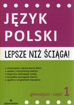 Lepsze niż ściąga! Język polski. Gimnazjum klasa 1 - Ewa Rudnicka, Jerzy Jagodziński - książka