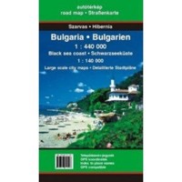 Bułgaria 1 : 440000 Mapa samochodowa - Ziorowa Praca - książka