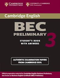Cambridge BEC Preliminary 3 Student's Book with Answers -  - książka