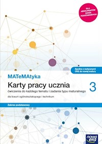 MATeMAtyka 3 Karty pracy ucznia Zakres podstawowy - Ponczek Dorota, Wej Karolina - książka