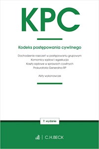 KPC Kodeks postępowania cywilnego oraz ustawy towarzyszące -  - książka