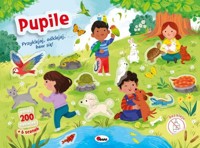 Przyklejaj, odklejaj, baw się! Pupile -  - książka