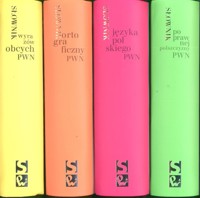 Czteropak Słownik języka polskiego Słownik wyrazów obcych Słownik poprawnej polszczyzny Słownik ortograficzny -  - książka