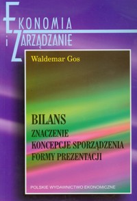 Bilans - Waldemar Gos - książka