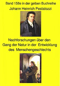Johann Heinrich Pestalozzi; Meine Nachforschungen über den Gang der Natur in der Entwicklung des Menschengeschlechts - Johann Heinrich - ebook
