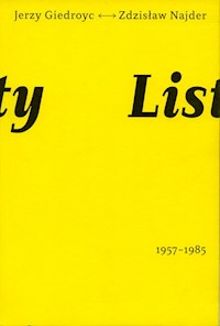 Listy 1957-1985 Jerzy Giedroyć Zdzisław Najder - Giedroyć Jerzy, Najder Zdzisław - książka