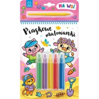 Piaskowe malowanki. Na wsi - Agata Kaczyńska - książka