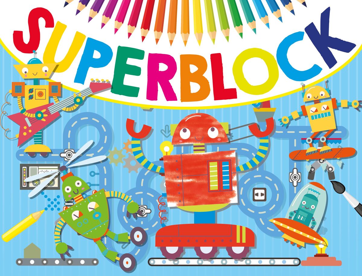 Super Block. Blok 7 Roboty - zbiorowa praca - książka