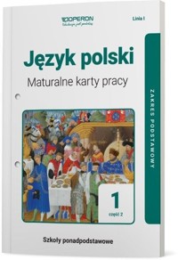 Język polski 1 Maturalne karty pracy Część 2 Zakres podstawowy - Jagiełło Urszula,Steblecka-Jankowska Magdalena - książka