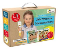 Zwierzęta świata Dźwięki wokół mnie Mówiąca książka interaktywna -  - książka