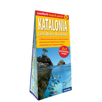 Katalonia laminowany map&guide XL 2w1 przewodnik i mapa -  - książka