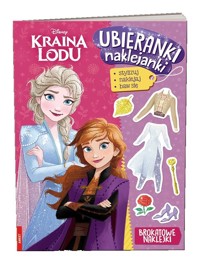 Kraina Lodu Ubieranki naklejanki -  - książka