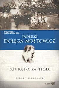 Panika na Kapitolu Teksty niewydane - Tadeusz Dołęga-Mostowicz - książka