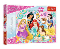 Puzzle 200 el. Radosny świat księżniczek -  - książka