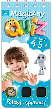 Magiczny quiz dla dzieci 4-5 lat Niebieski -  - książka