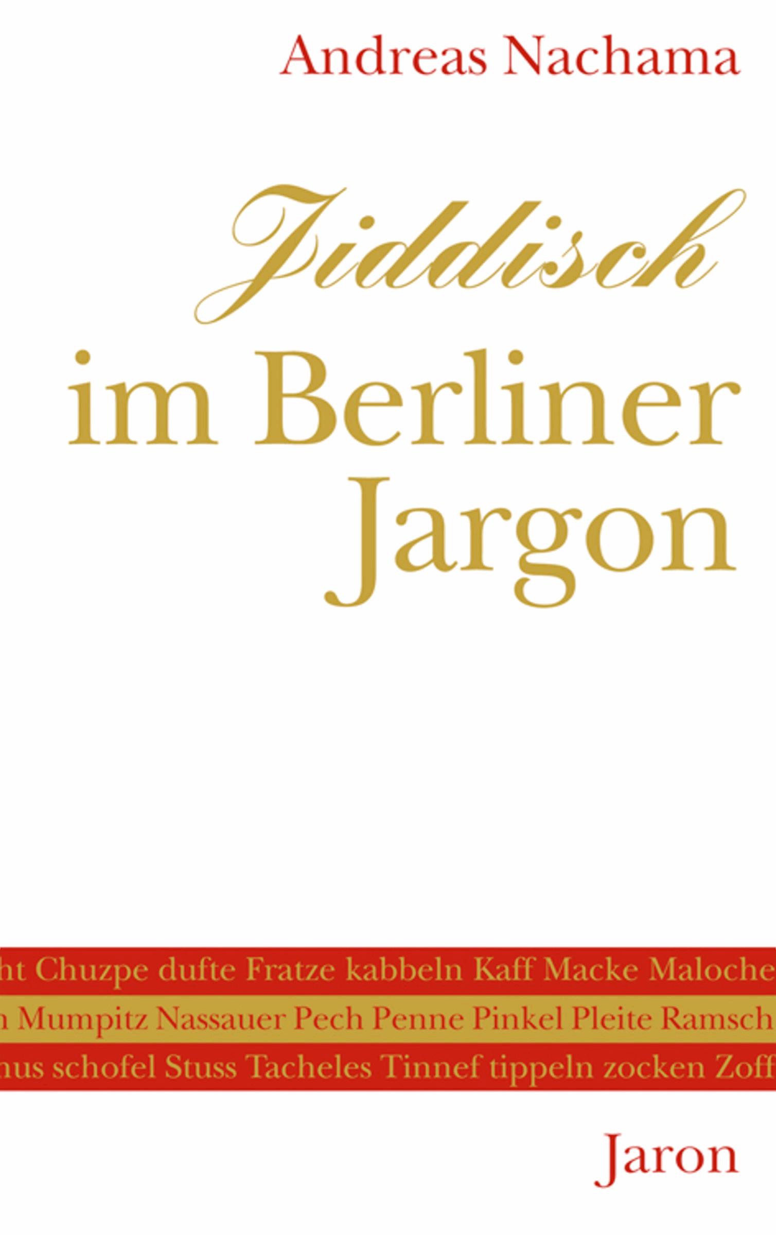 Jiddisch im Berliner Jargon