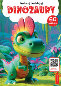 Kolorowanka z kodem QR -  Dinozaury - Matusiak Monika - książka