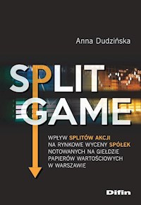 Split Game - Dudzińska Anna - książka
