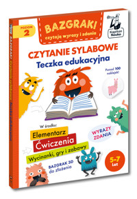 Bazgraki czytają wyrazy i zdania. Czytanie sylabowe. Teczka edukacyjna. Kapitan Nauka. Bazgraki - Zuzanna Osuchowska - książka
