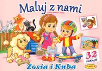 Maluj z nami - Zosia i Kuba - Budek Mariola - książka