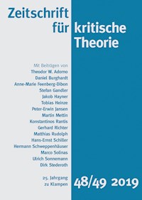 Zeitschrift für kritische Theorie, Heft 48/49 -  - ebook